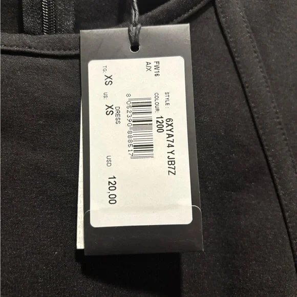 Armani Exchange Black Bodycon Dress - Picture 5 of 5